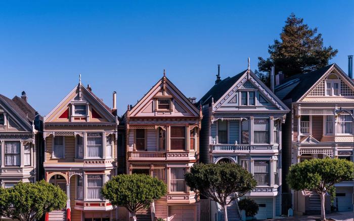 Row of houses.
